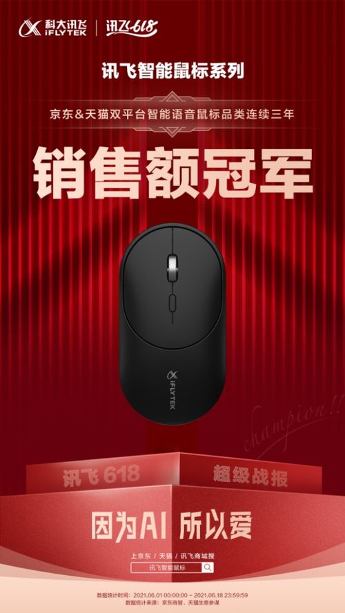 動嘴不動手 的智能鼠標 科大訊飛黑科技再摘618銷冠